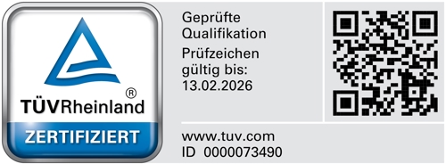 TÜV zertifiziert